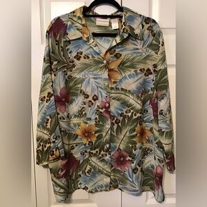 Alfred Dunner blouse.  Size 16W